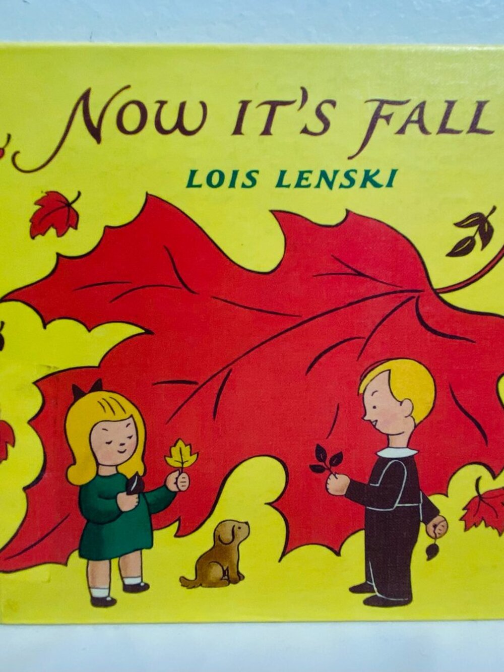 NOW IT'S FALL, Lois Lenski, HC, Random House 2000, Ex-Library GUC